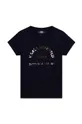 granatowy Karl Lagerfeld t-shirt dziecięcy Dziewczęcy