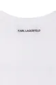biały Karl Lagerfeld t-shirt dziecięcy