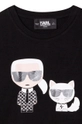 Karl Lagerfeld longsleeve dziecięcy 57 % Bawełna, 37 % Modal, 6 % Elastan