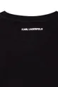 crna Dječja majica dugih rukava Karl Lagerfeld