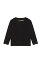 Karl Lagerfeld longsleeve dziecięcy czarny