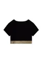 Παιδικό μπλουζάκι Michael Kors μαύρο