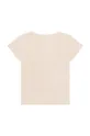 Michael Kors t-shirt bawełniany dziecięcy beżowy