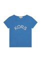 Michael Kors t-shirt bawełniany dziecięcy R15120.114.150 niebieski AW22