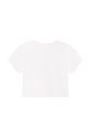 Детска памучна тениска Michael Kors бял