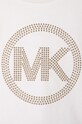 Dziewczynka Michael Kors t-shirt dziecięcy R15127.114.150 biały