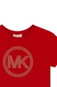Fete Michael Kors tricou de bumbac pentru copii R15127.156 rosu