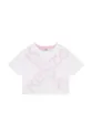 Detské bavlnené tričko Kenzo Kids biela