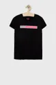 чорний Дитяча футболка EA7 Emporio Armani Для дівчаток