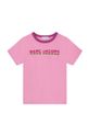 ostry różowy Marc Jacobs t-shirt bawełniany dziecięcy Dziewczęcy
