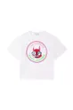 biały Marc Jacobs t-shirt bawełniany dziecięcy Dziewczęcy