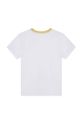 Детска памучна тениска Marc Jacobs бял