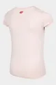 różowy 4F t-shirt bawełniany dziecięcy