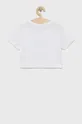 Παιδικό βαμβακερό μπλουζάκι Kappa λευκό