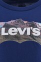Детска памучна тениска Levi's 3EG217. тъмносин AW22