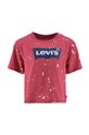наситеночервен Детска памучна тениска Levi's Момиче