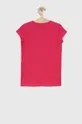 Παιδικό βαμβακερό μπλουζάκι Levi's ροζ