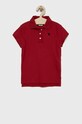 Abercrombie & Fitch polo dziecięce z elastanem czerwony KI239.2566