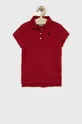 crvena Dječja polo majica Abercrombie & Fitch Za djevojčice