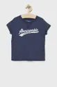 modra Otroška kratka majica Abercrombie & Fitch Dekliški