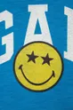 Детская хлопковая футболка GAP x Smiley World 100% Хлопок
