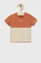 brązowy Calvin Klein Jeans t-shirt dziecięcy IN0IN00002.9BYY Dziecięcy