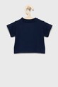 Мальчик Детская хлопковая футболка adidas Originals HK7503 тёмно-синий