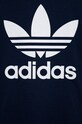Хлопчик Дитяча бавовняна футболка adidas Originals HK0260 темно-синій