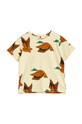 Mini Rodini t-shirt dziecięcy wzorzyste żółty 2272001423