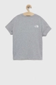 The North Face t-shirt dziecięcy szary