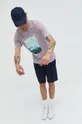 Jack & Jones t-shirt bawełniany fioletowy