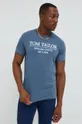 niebieski Tom Tailor t-shirt bawełniany