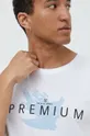 λευκό Βαμβακερό μπλουζάκι Premium by Jack&Jones