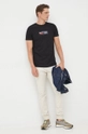 Tommy Hilfiger t-shirt bawełniany czarny