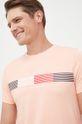 brzoskwiniowy Tommy Hilfiger t-shirt bawełniany Męski
