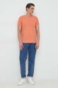 Μπλουζάκι Tommy Hilfiger MW0MW10800.9BYY πορτοκαλί SS23