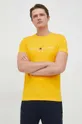 πορτοκαλί Βαμβακερό μπλουζάκι Tommy Hilfiger Ανδρικά