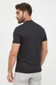 μαύρο Βαμβακερό μπλουζάκι Calvin Klein