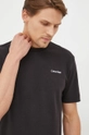 črna Bombažen t-shirt Calvin Klein