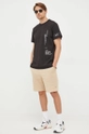 G-Star Raw t-shirt bawełniany D21558.C336 czarny