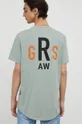 πράσινο Βαμβακερό μπλουζάκι G-Star Raw