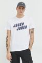 λευκό Βαμβακερό μπλουζάκι Jack & Jones Ανδρικά