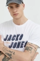 biały Jack & Jones t-shirt bawełniany