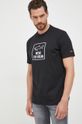 czarny Paul&Shark t-shirt bawełniany Męski