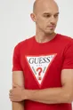 Bavlnené tričko Guess  100 % Organická bavlna