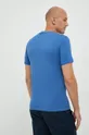 Βαμβακερό μπλουζάκι Guess μπλε