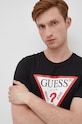 Guess t-shirt bawełniany czarny M2YI71.I3Z11