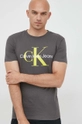 szary Calvin Klein Jeans t-shirt bawełniany