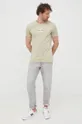 Bavlnené tričko Calvin Klein Jeans béžová