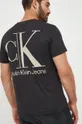 czarny Calvin Klein Jeans t-shirt bawełniany Męski